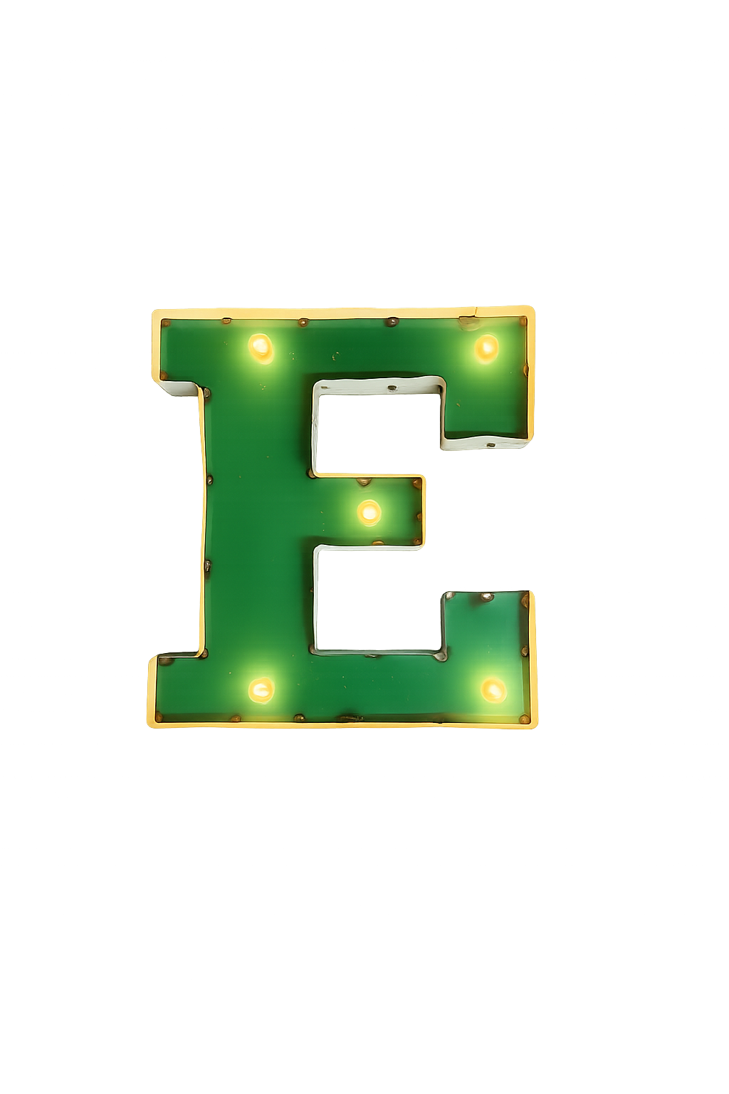 Eastern Michigan "E" Lighted