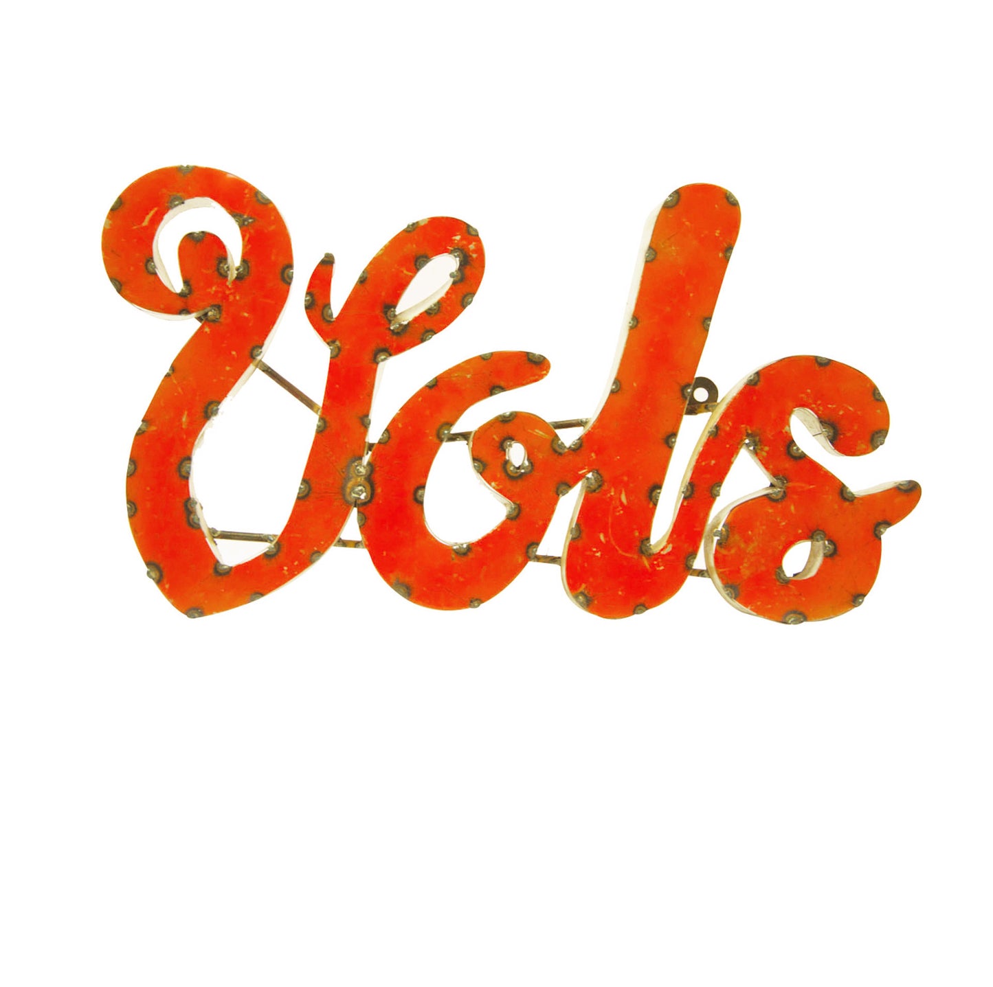 Tennessee "Vols" Recycled Metal Wall Decor