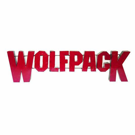 NC State University "Wolfpack" Recycled Metal Wall Decor