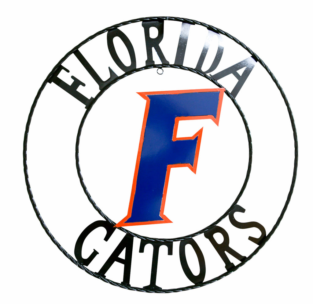 University of Florida Gators Wrought Iron Wall Decor