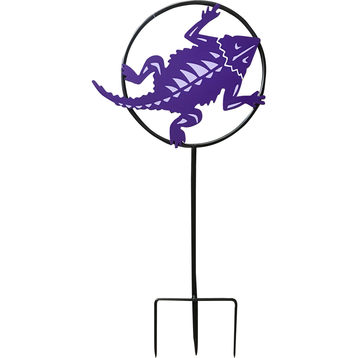 Texas Christian University TCU "Horned Frog" Wrought Iron Yard Decor