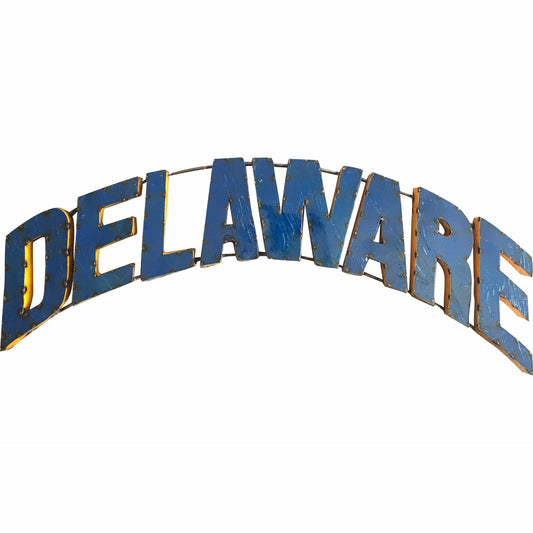 University of Delaware "Delaware" Recycled Metal Wall Decor
