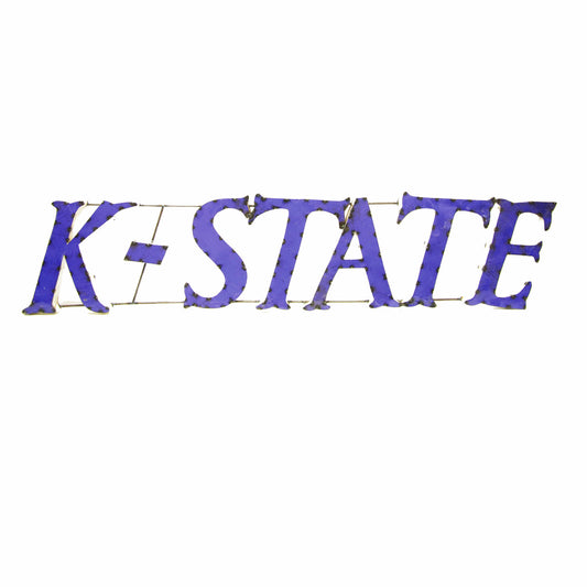 Kansas State "K-State" Recycled Metal Wall Decor