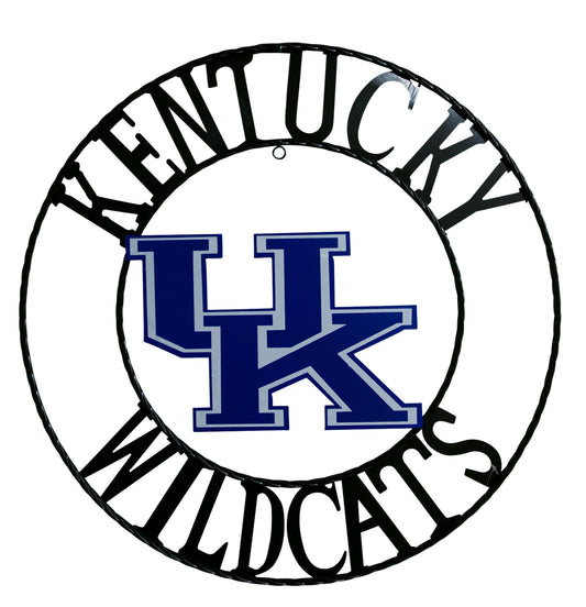 University of Kentucky Wildcats Wrought Iron Wall Decor