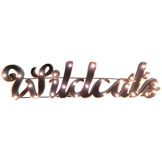 University of Kentucky Illuminated "Wildcats" Recycled Metal Wall Decor Script