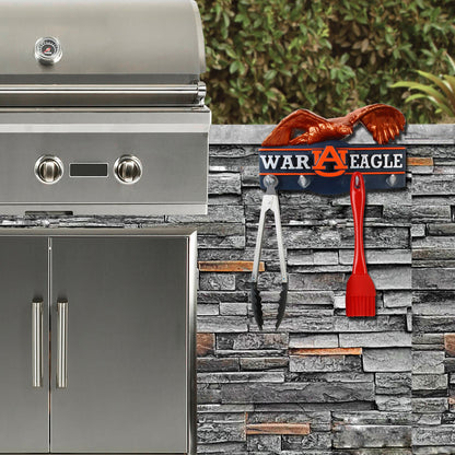 Auburn Tigers War Eagle Storage and Organizer Hooks for Hats, Lanyards, Keys and Grill Gear Gear