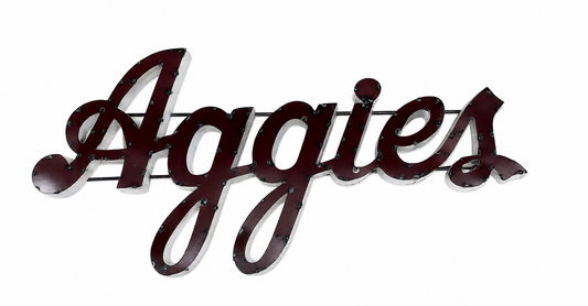 Texas A&M Aggies Recycled Metal Wall Decor