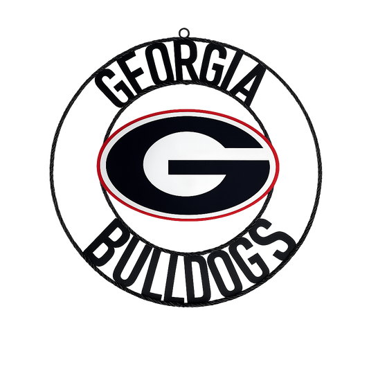 University of Georgia Bulldogs Wrought Iron Wall Decor