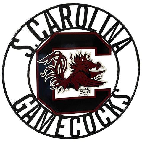 USC Gamecocks Wrought Iron Wall Décor