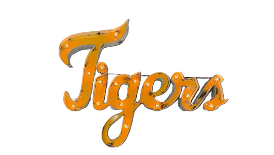 Missouri Tigers Lighted Recycled Metal Wall Decor