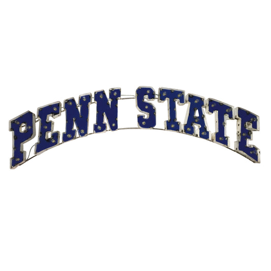 Penn State University "Penn State" Lighted Recycled Metal Wall Decor