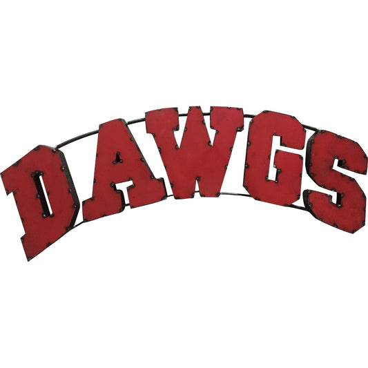 University of Georgia "Dawgs" Recycled Metal Wall Decor