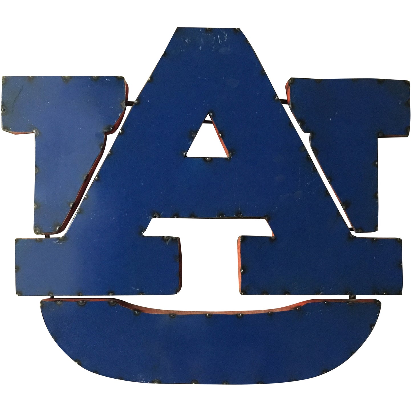 Auburn University "UA" Classic Logo Recycled Metal Wall Decor