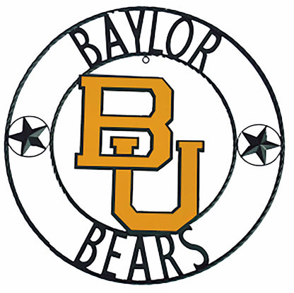 Baylor University Bears Wrought Iron Wall Decor