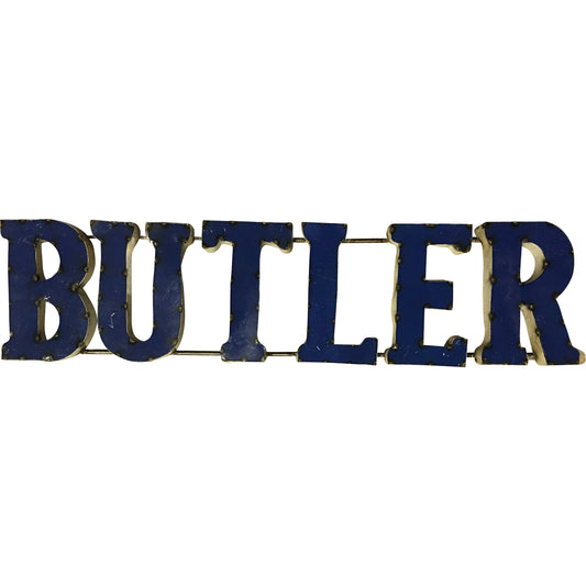 Butler University "Butler" Recycled Metal Wall Decor