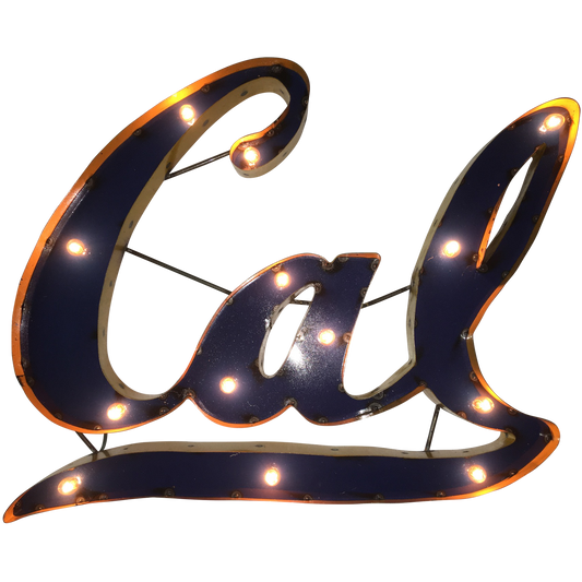 University of California, Berkeley Lighted Recycled Metal Wall Decor