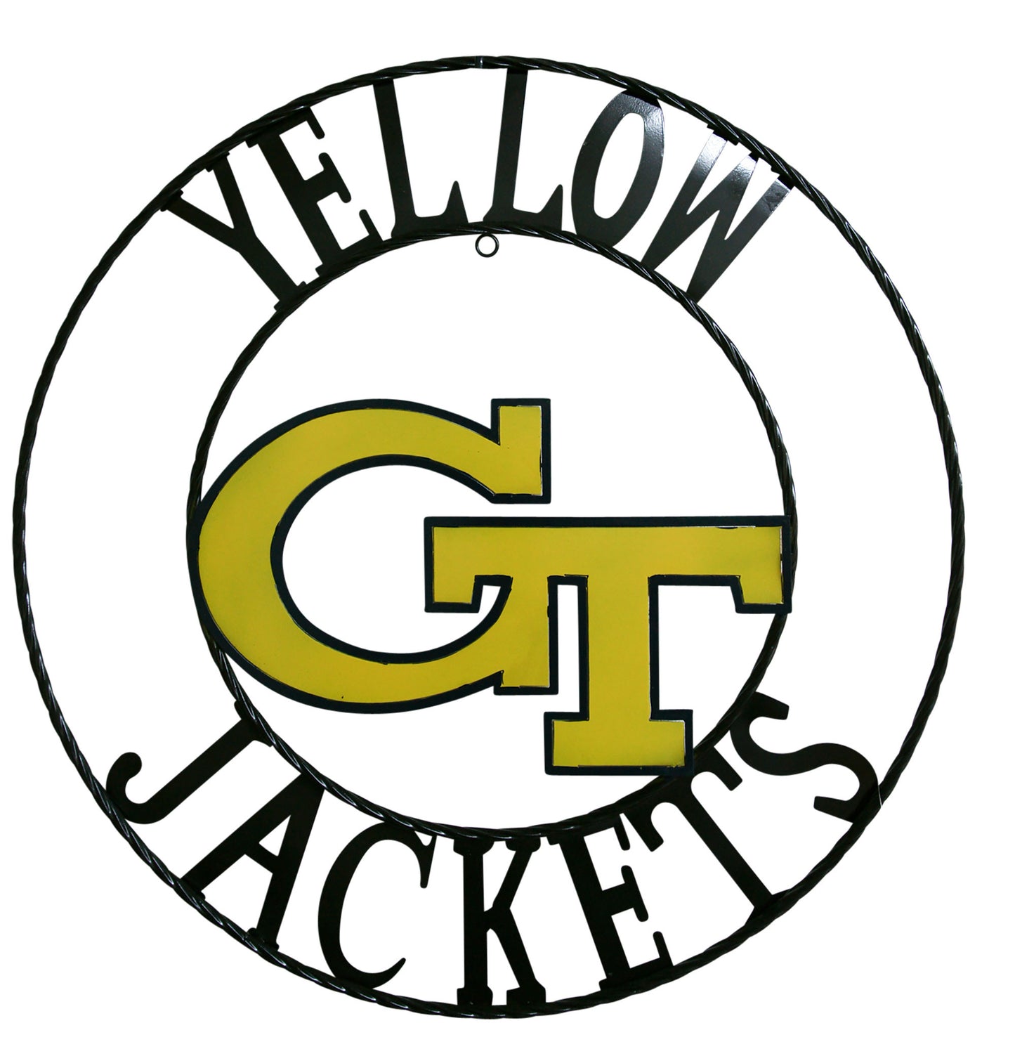 Georgia Tech Yellow Jackets Wrought Iron Wall Decor