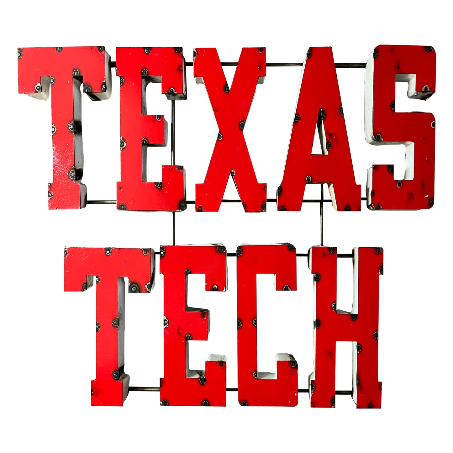 Texas Tech University "Texas Tech" Recycled Metal Wall Decor