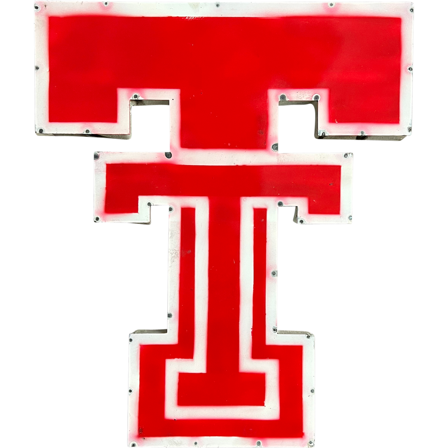 Texas Tech University Double T Logo Recycled Metal Wall Decor