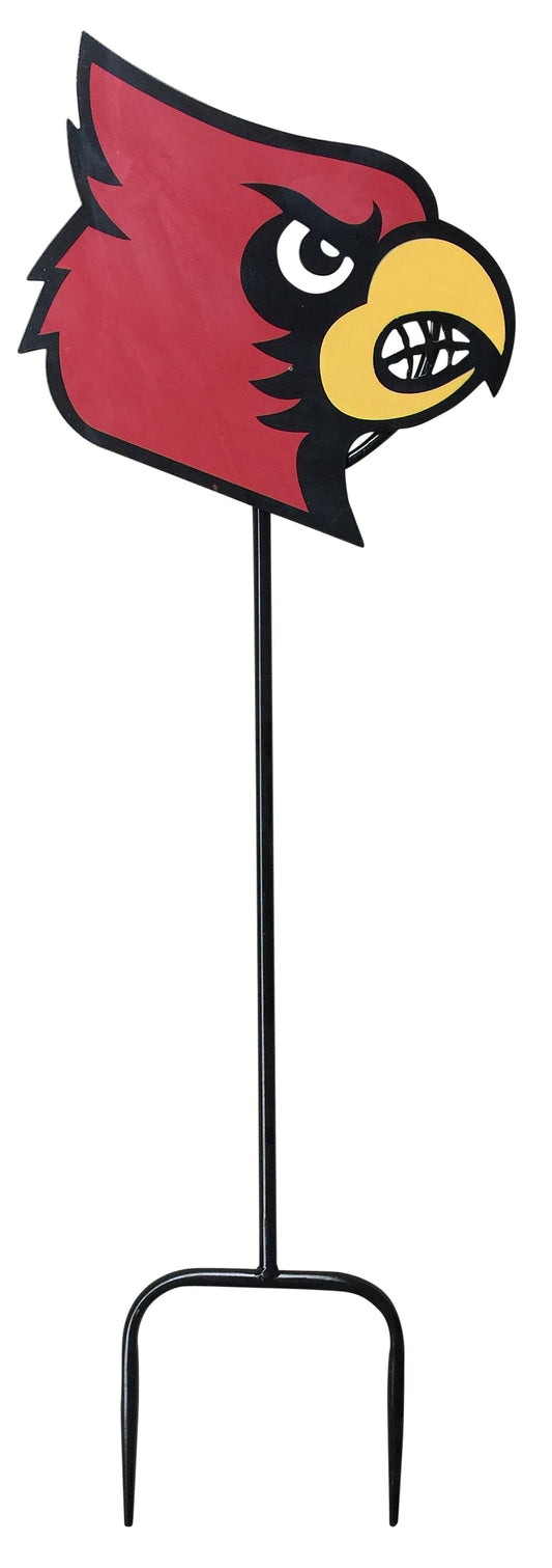 University of Louisville "Cardinal" Wrought Iron Yard Decor