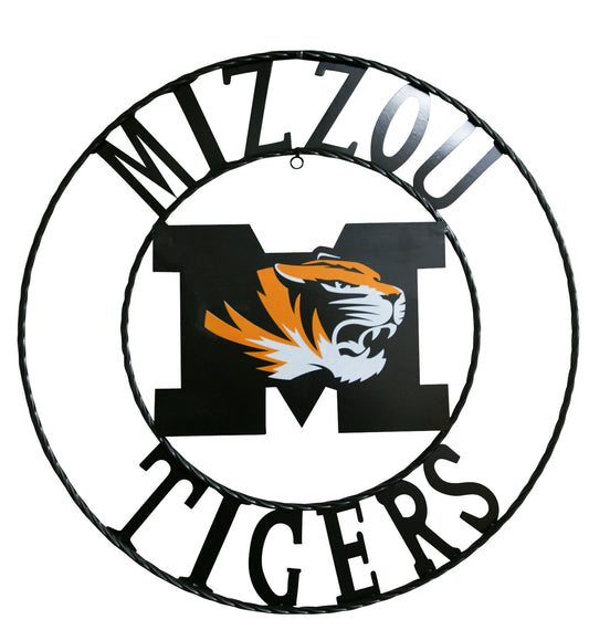 University of Missouri Mizzou Tigers Wrought Iron Wall Decor