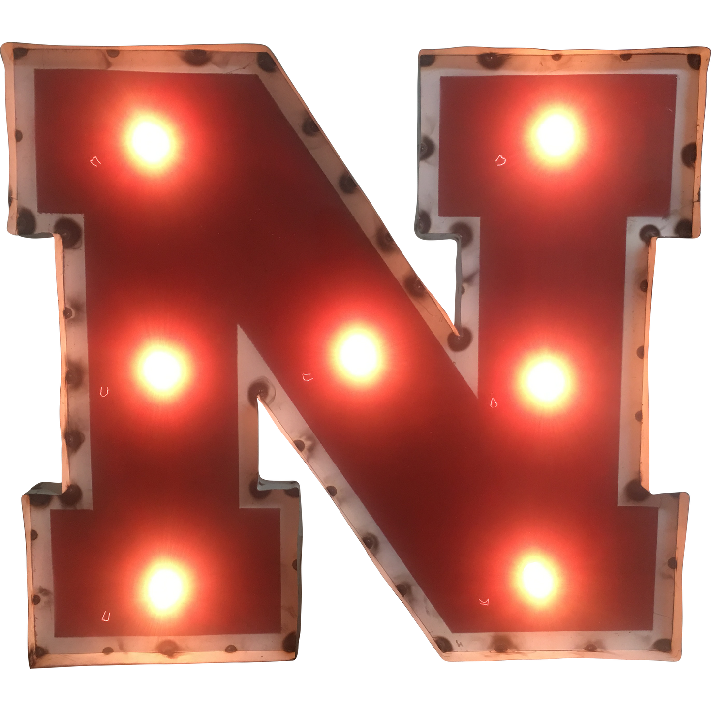 UNIVERSITY OF NEBRASKA RECYCLED METAL WALL DECOR