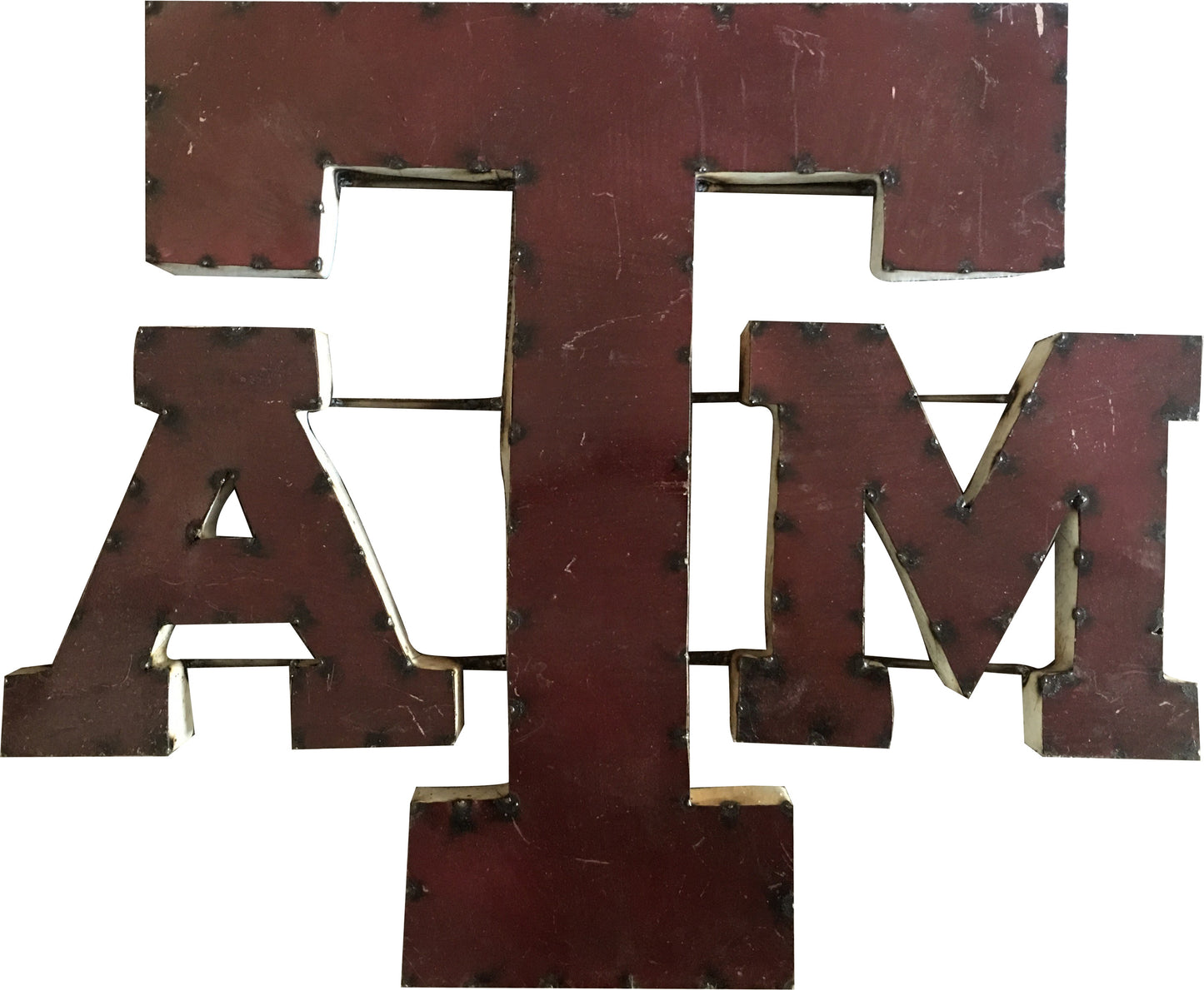 Texas A&M University A&M Logo Recycled Metal Wall Decor