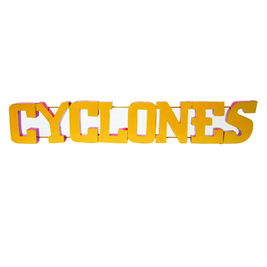 Iowa State "Cyclones" Recycled Metal Wall Decor