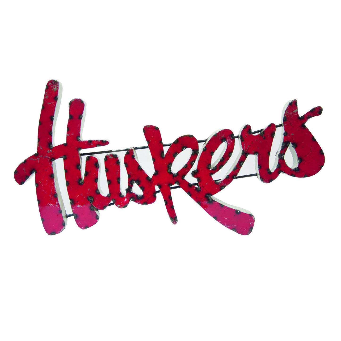 University of Nebraska "Huskers" Recycled Metal Wall Decor