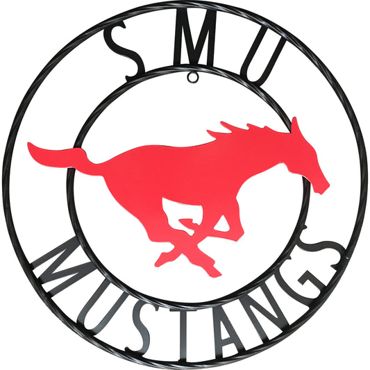 Southern Methodist University "SMU Mustangs" Wrought Iron Wall Decor